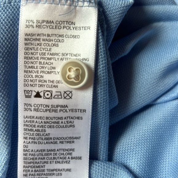 Tommy Bahama blue Island zone polo. - Picture 5 of 5